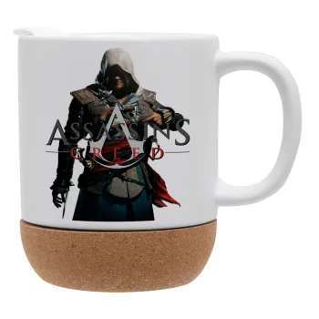 Assassin's Creed, Κούπα, κεραμική με βάση φελού και καπάκι (ΜΑΤ), 330ml