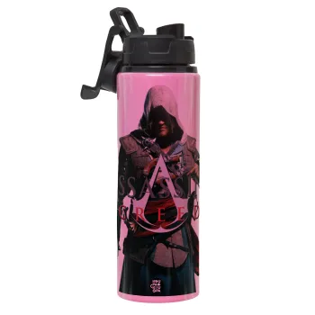 Assassin's Creed, Μεταλλικό παγούρι νερού με καπάκι ασφαλείας, αλουμινίου 850ml