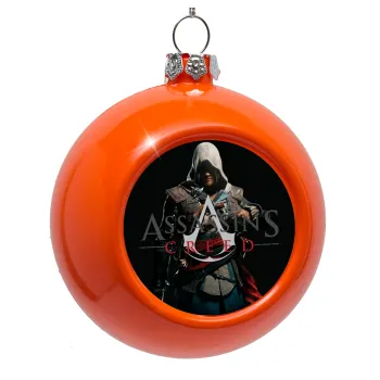 Assassin's Creed, Στολίδι Χριστουγεννιάτικη μπάλα δένδρου Πορτοκαλί 8cm