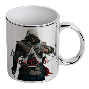 Assassin's Creed, Mug ceramic, silver mirror, 330ml