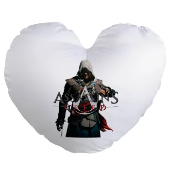 Assassin's Creed, Μαξιλάρι καναπέ καρδιά 40x40cm περιέχεται το  γέμισμα