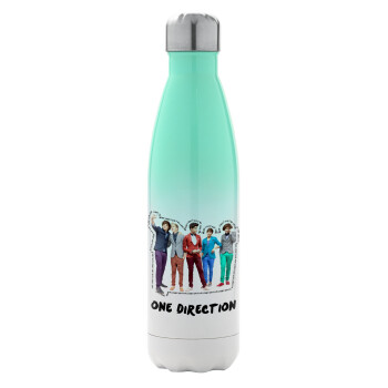 One Direction , Metal mug thermos Green/White (Stainless steel), double wall, 500ml