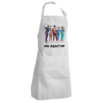 One Direction , Adult Chef Apron (with sliders and 2 pockets)