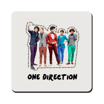One Direction , Τετράγωνο μαγνητάκι ξύλινο 9x9cm