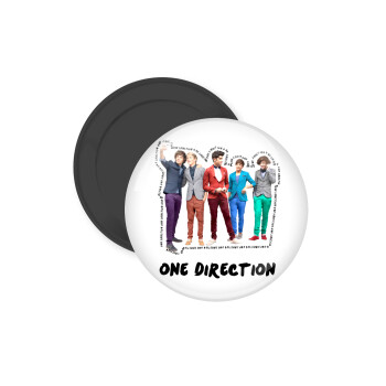 One Direction , Μαγνητάκι ψυγείου στρογγυλό διάστασης 5cm