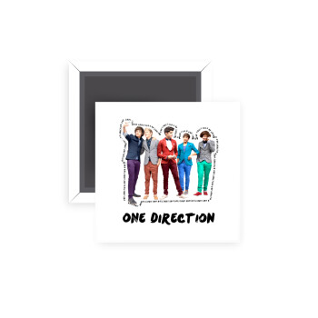 One Direction , Μαγνητάκι ψυγείου τετράγωνο διάστασης 5x5cm