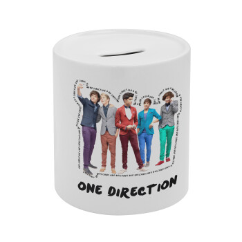 One Direction , Κουμπαράς πορσελάνης με τάπα