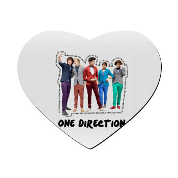 One Direction , Mousepad καρδιά 23x20cm