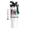 Mega Stainless steel Tumbler with lid, double wall 1,2L