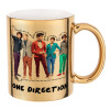 Mug ceramic, gold mirror, 330ml