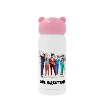 One Direction , Ροζ ανοξείδωτο παγούρι θερμό (Stainless steel), 320ml