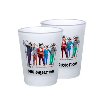 One Direction , Σφηνοπότηρα γυάλινα 45ml του πάγου (2 τεμάχια)