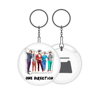 One Direction , Μπρελόκ μεταλλικό 5cm με ανοιχτήρι