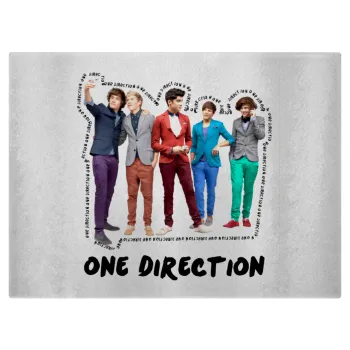 One Direction , Επιφάνεια κοπής γυάλινη (38x28cm)