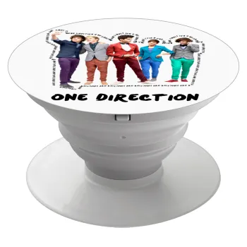 One Direction , Phone Holders Stand  White Hand-held Mobile Phone Holder