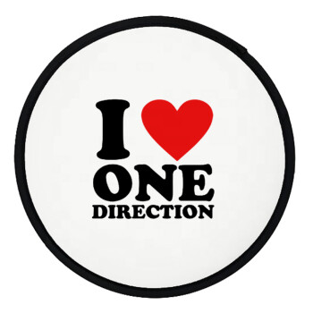 I Love, One Direction, Βεντάλια υφασμάτινη αναδιπλούμενη με θήκη (20cm)