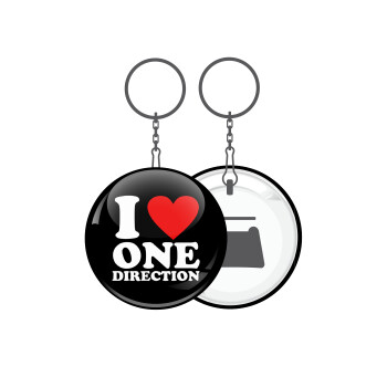 I Love, One Direction, Μπρελόκ μεταλλικό 5cm με ανοιχτήρι