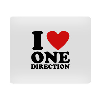 I Love, One Direction, Mousepad ορθογώνιο 23x19cm
