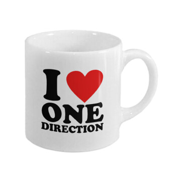 I Love, One Direction, Κουπάκι κεραμικό, για espresso 150ml