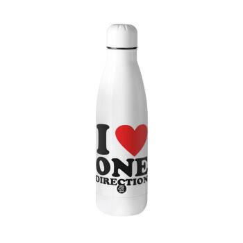 I Love, One Direction, Metal mug thermos (Stainless steel), 500ml