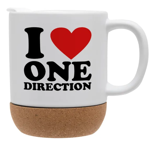 I Love — Ceramic coffee mug Cork (MAT), 330ml
