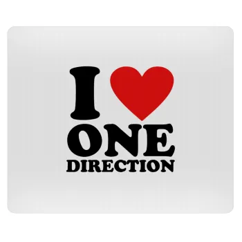 I Love, One Direction, Mousepad ορθογώνιο 23x19cm