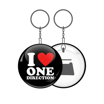 I Love, One Direction, Μπρελόκ μεταλλικό 5cm με ανοιχτήρι