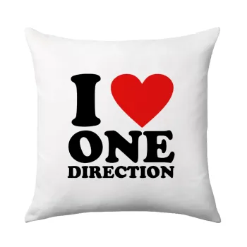 I Love, One Direction, Μαξιλάρι καναπέ 40x40cm περιέχεται το  γέμισμα