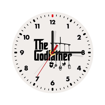 The Godfather baby, Wooden wall clock (20cm)