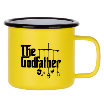 The Godfather baby, Κούπα Μεταλλική εμαγιέ ΜΑΤ Κίτρινη 360ml