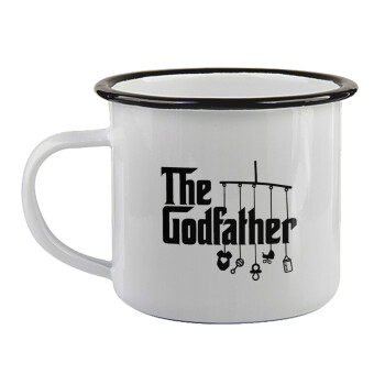 The Godfather baby, Κούπα εμαγιέ με μαύρο χείλος 360ml