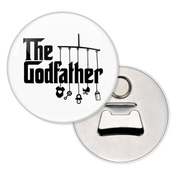 The Godfather baby, Μαγνητάκι και ανοιχτήρι μπύρας στρογγυλό διάστασης 5,9cm