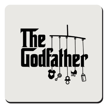 The Godfather baby, Τετράγωνο μαγνητάκι ξύλινο 9x9cm