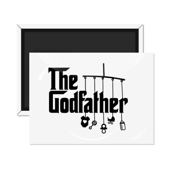 The Godfather baby, Ορθογώνιο μαγνητάκι ψυγείου διάστασης 9x6cm