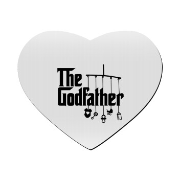 The Godfather baby, Mousepad καρδιά 23x20cm