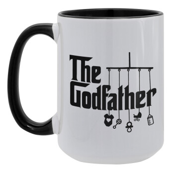 The Godfather baby, Κούπα Mega 15oz, κεραμική Μαύρη, 450ml