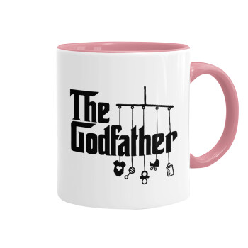 The Godfather baby, Mug colored pink, ceramic, 330ml
