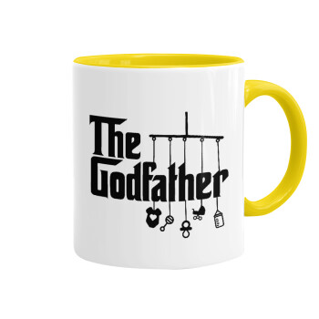 The Godfather baby, Κούπα χρωματιστή κίτρινη, κεραμική, 330ml