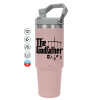 Pink color, 890ml (30oz) stainless Steel Tumbler with Handle