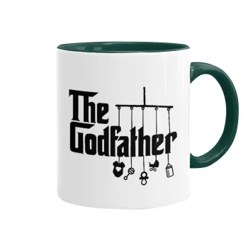 The Godfather baby, Mug colored green, ceramic, 330ml
