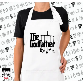 The Godfather baby, Ποδιά μακριά Σεφ ολόσωμη με τσέπες white (ΕΝΗΛΙΚΩΝ)