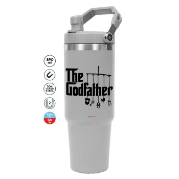 The Godfather baby, GREY color, 890ml (30oz) stainless Steel Tumbler with Handle