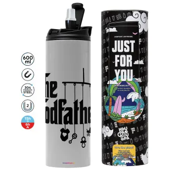 The Godfather baby, Tumbler stainless steel GREY 600ml