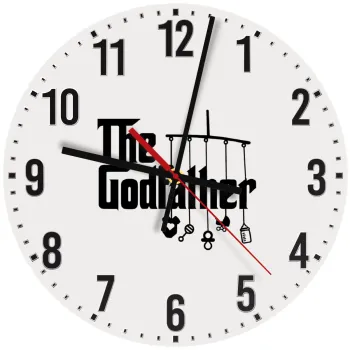 The Godfather baby, Ρολόι τοίχου ξύλινο (30cm)