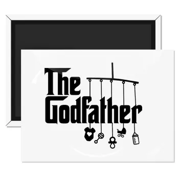 The Godfather baby, Ορθογώνιο μαγνητάκι ψυγείου διάστασης 9x6cm