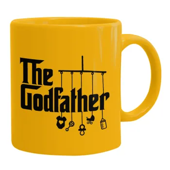 The Godfather baby, Κούπα, κεραμική κίτρινη, 330ml