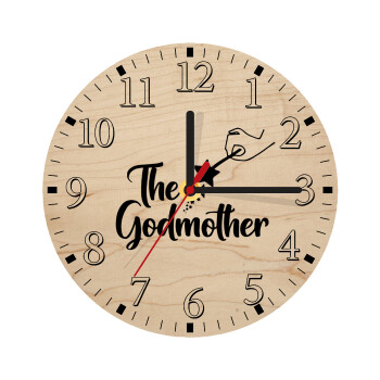 Fairy God Mother, Ρολόι τοίχου ξύλινο plywood (20cm)