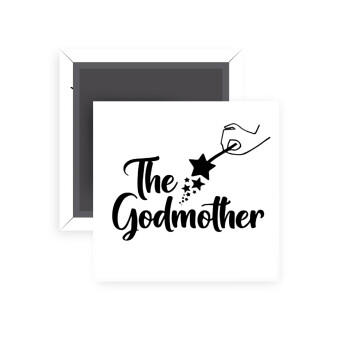 Fairy God Mother, Μαγνητάκι ψυγείου τετράγωνο διάστασης 5x5cm