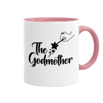 Fairy God Mother, Mug colored pink, ceramic, 330ml