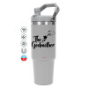 GREY color, 890ml (30oz) stainless Steel Tumbler with Handle